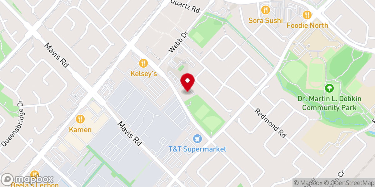Map showing location of Westside Presbyterian Church