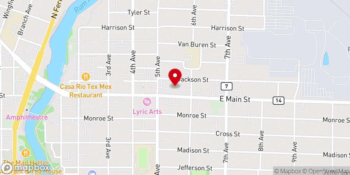 Map showing location of St Stephen's Catholic School