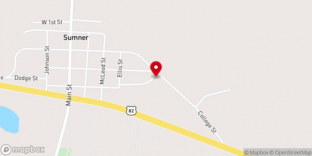 Map showing location of Sylvester Road Baptist Church