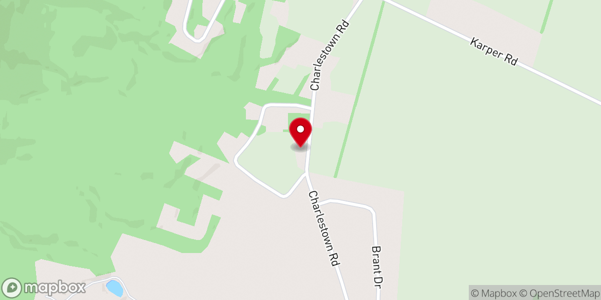 Map showing location of Clayton Memorial Church of God