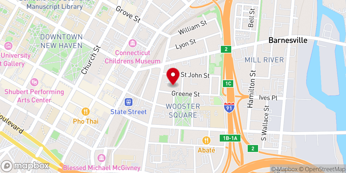 Map showing location of Saint Casimirs Roman Catholic Church