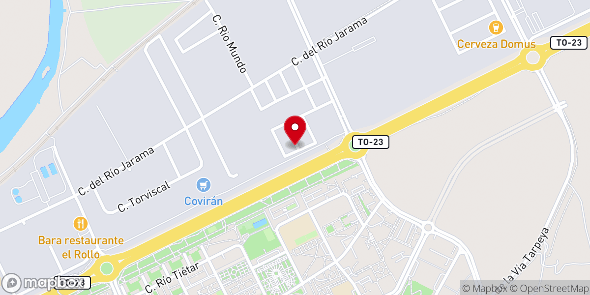 Map showing location of Casa Sobre la Roca