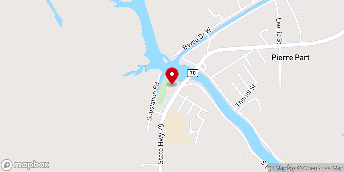 Map showing location of St. Joseph the Worker Catholic Church