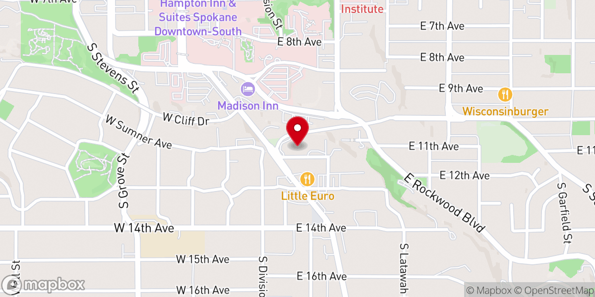 Map showing location of The Cathedral of St. John the Evangelist