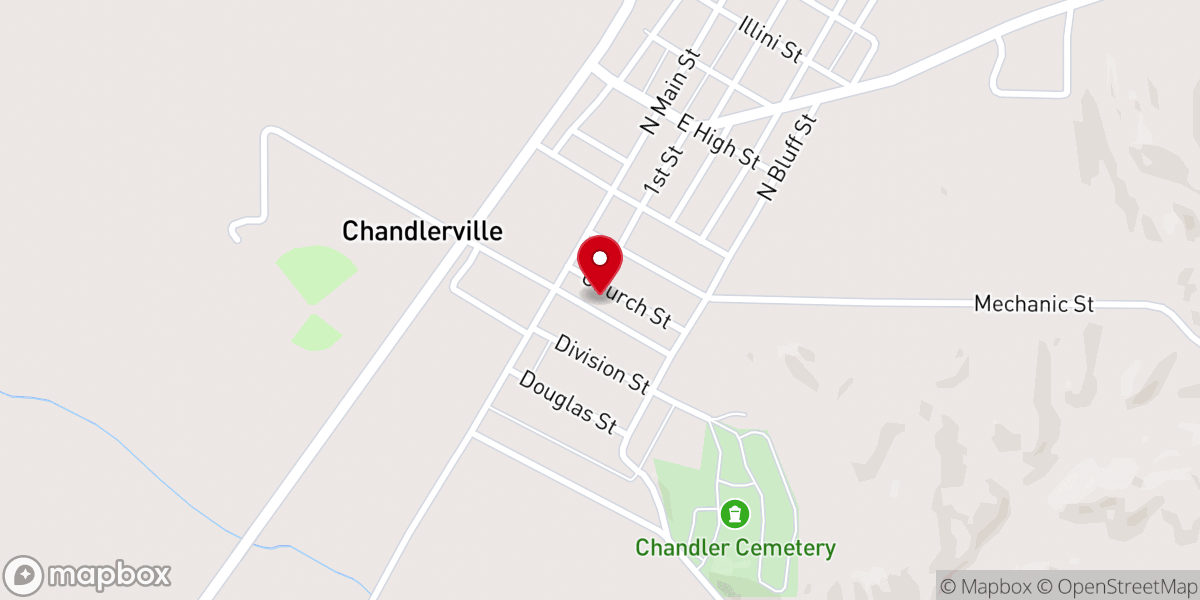 Map showing location of Panther Creek New Beginnings