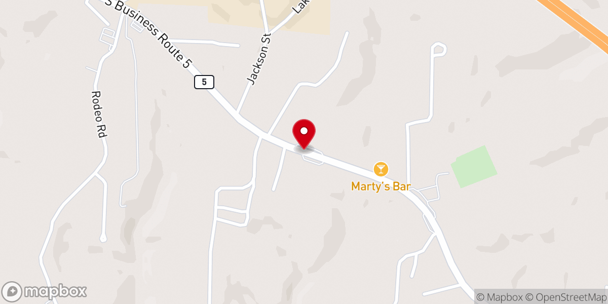 Map showing location of Camdenton Bible Baptist Church