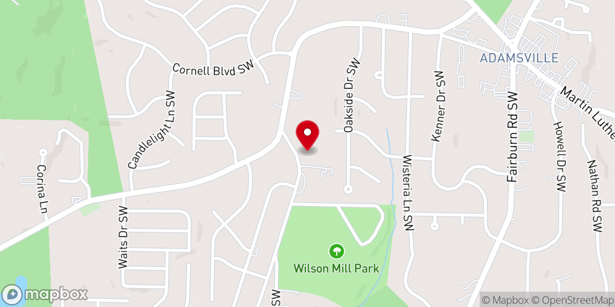 Map showing location of New Life Christian Bible Church