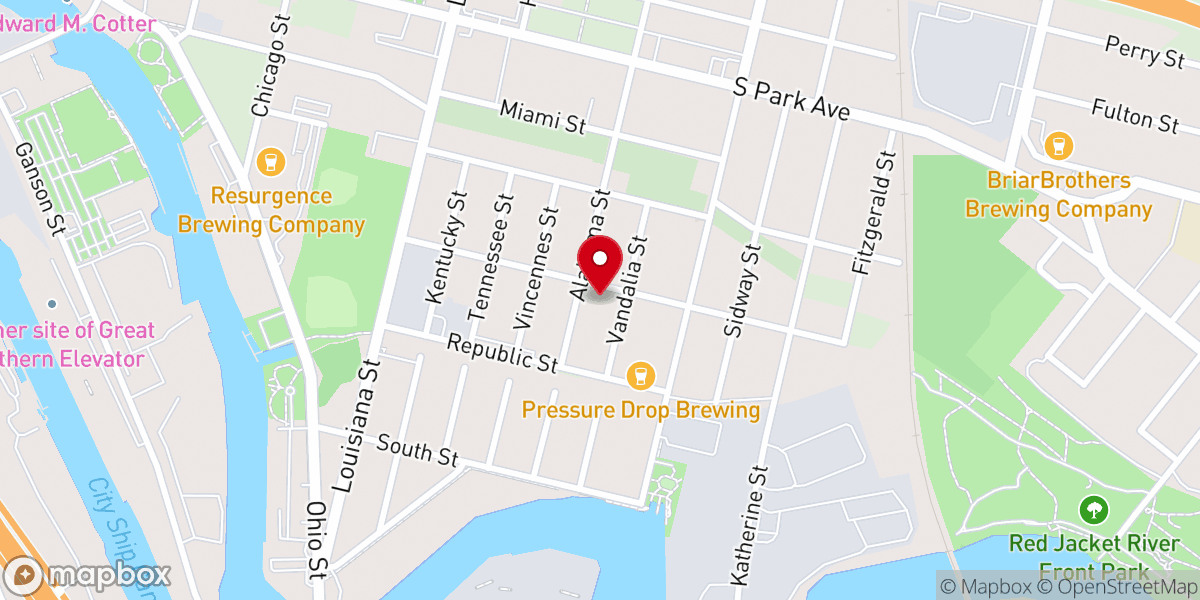 Map showing location of OLPH Small Church