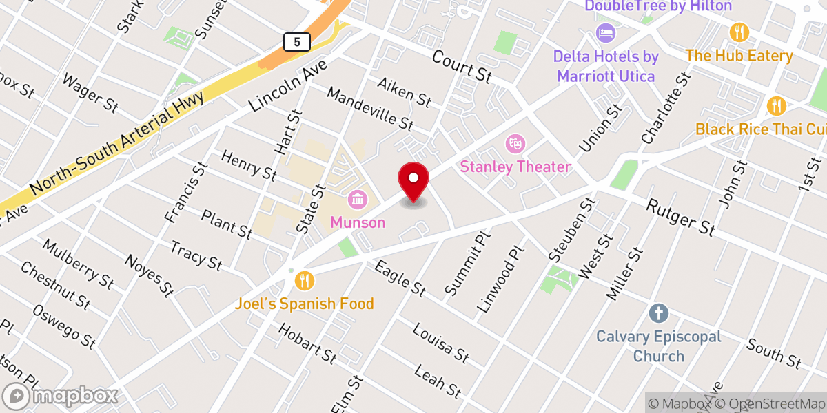 Map showing location of Life Rescue Missions Inc