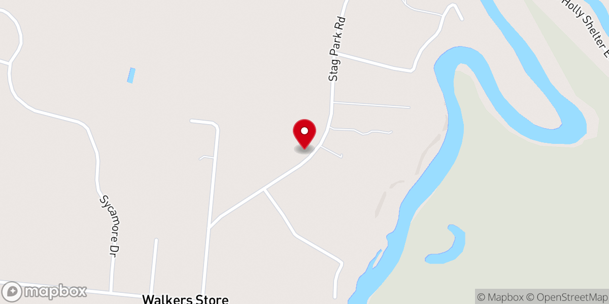 Map showing location of New Pike Creek AME Church