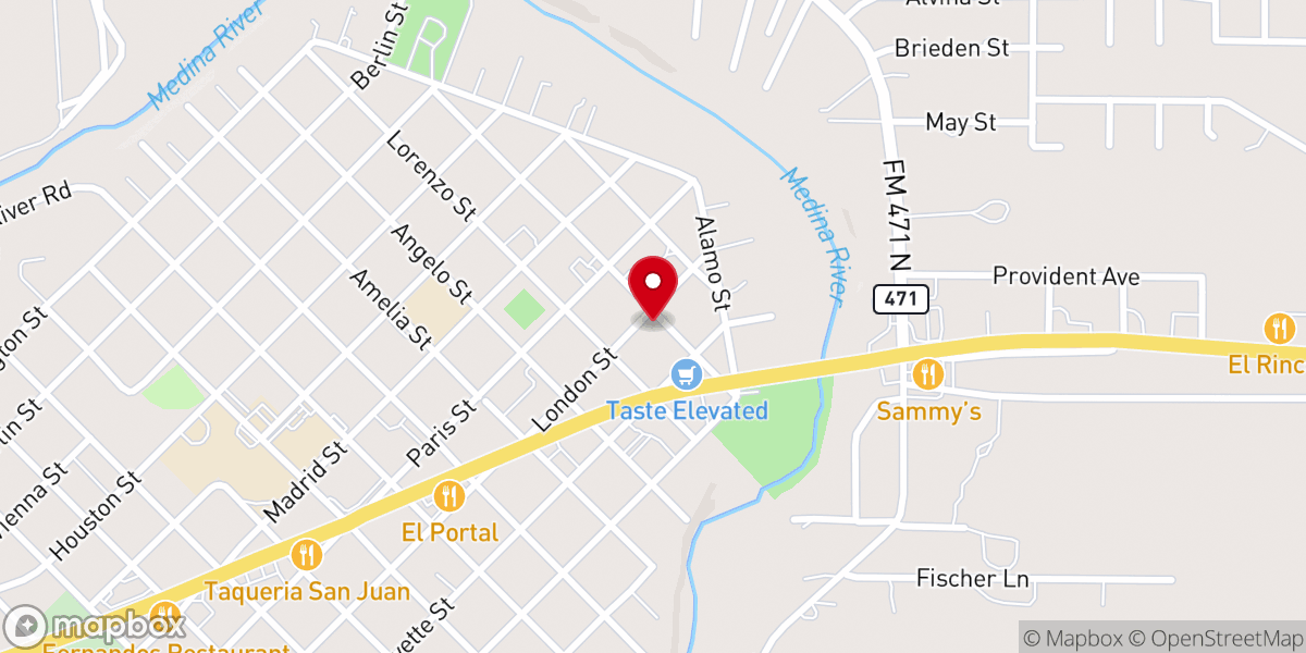 Map showing location of Zion Evangelical Lutheran