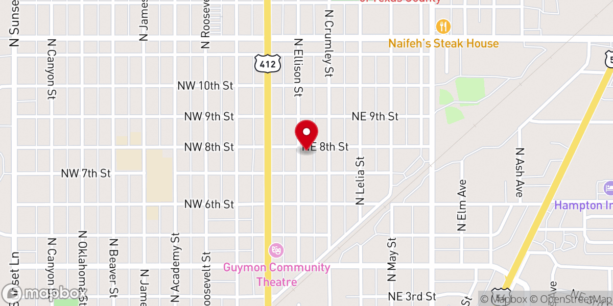 Map showing location of Tabernacle Baptist Bible Fellowship International Church