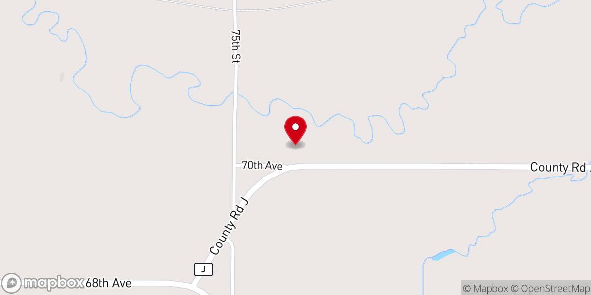 Map showing location of East Lincoln Alliance Church