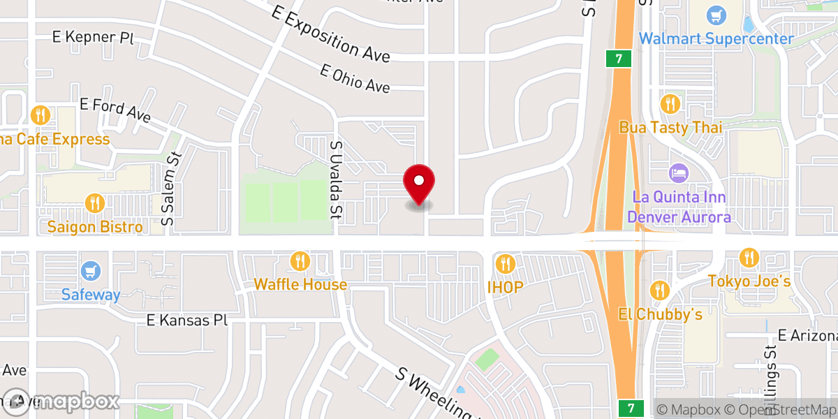 Map showing location of The Avenue Church
