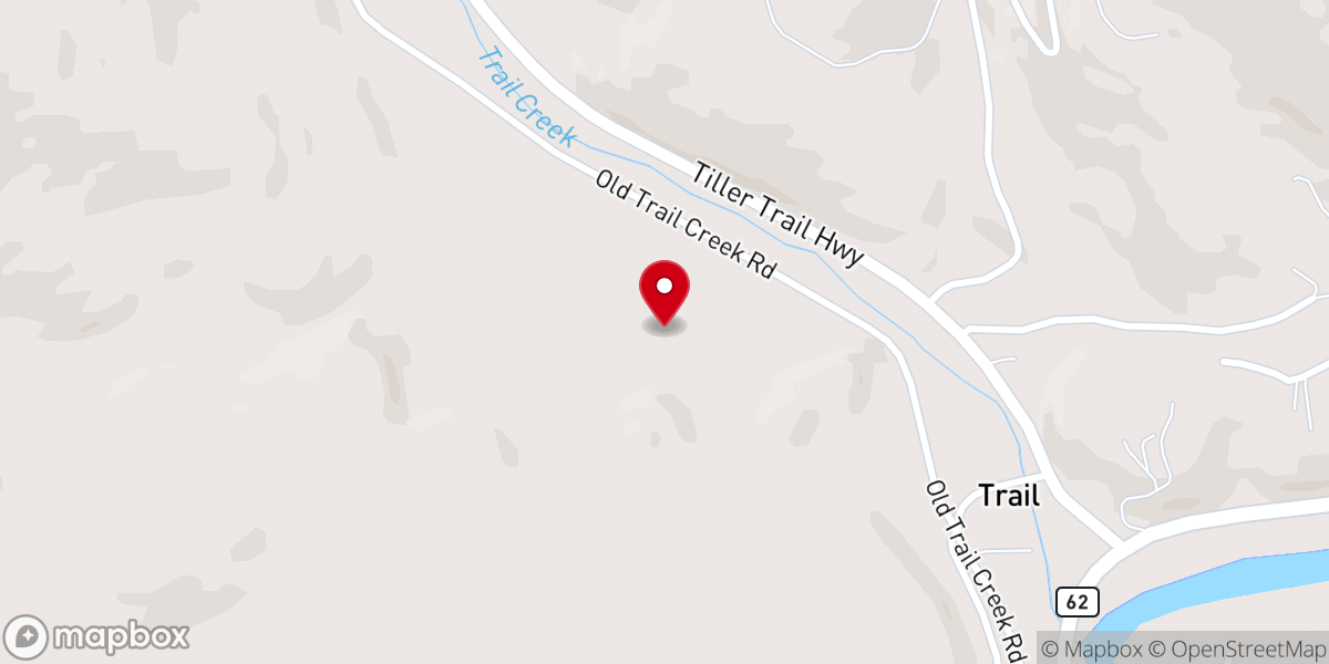 Map showing location of Trail Creek Community Church