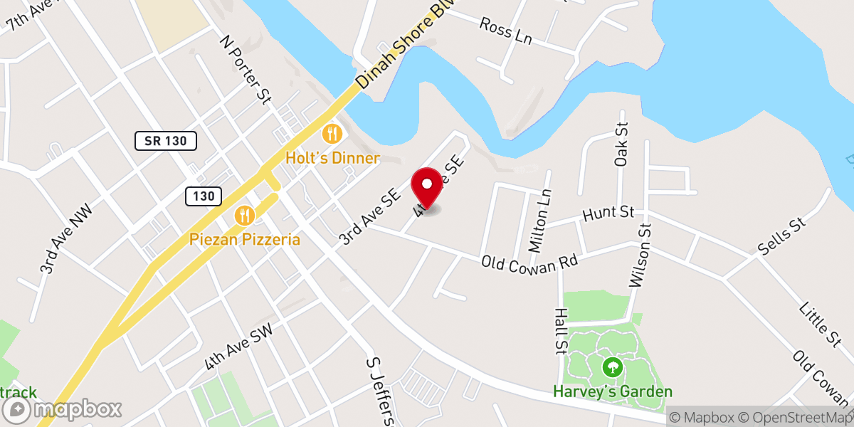 Map showing location of Holy Covenant Original Church of God