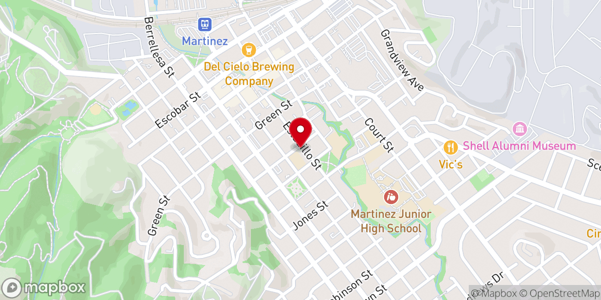 Map showing location of Saint Catherine of Siena