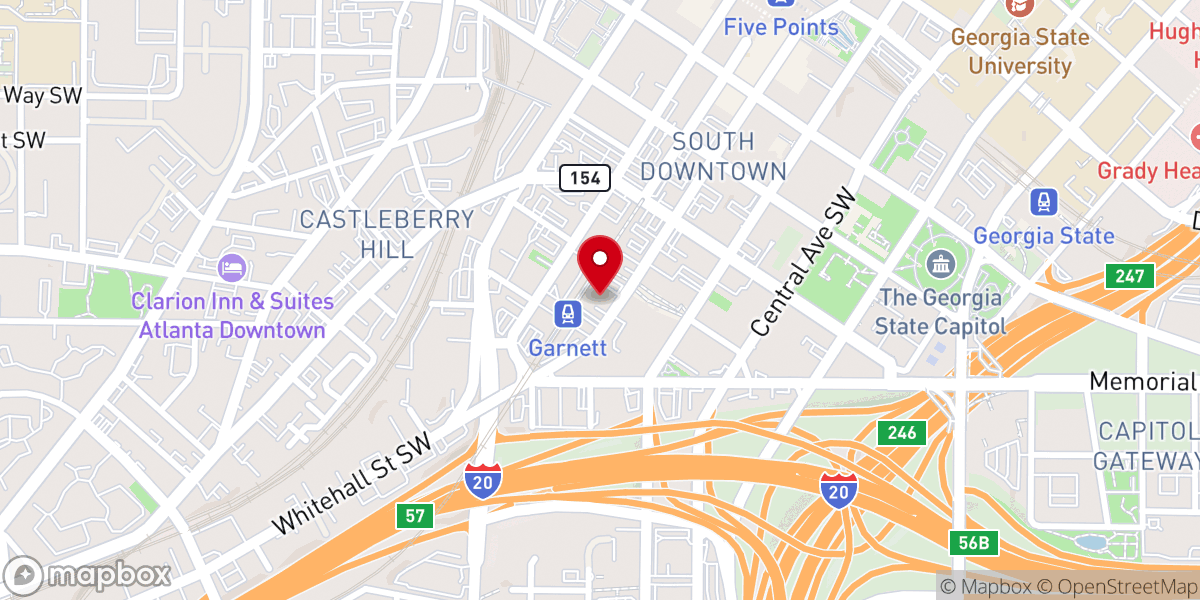 Map showing location of No Hungry Children Inc