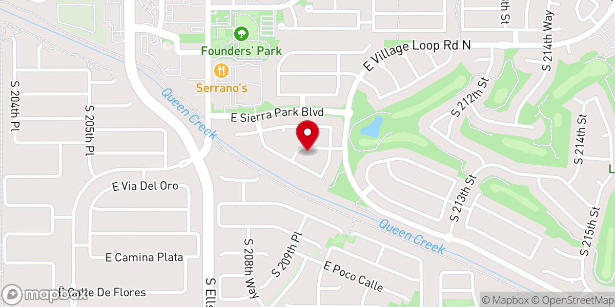 Map showing location of Japanese International Baptist Church near Phoenix, AZ