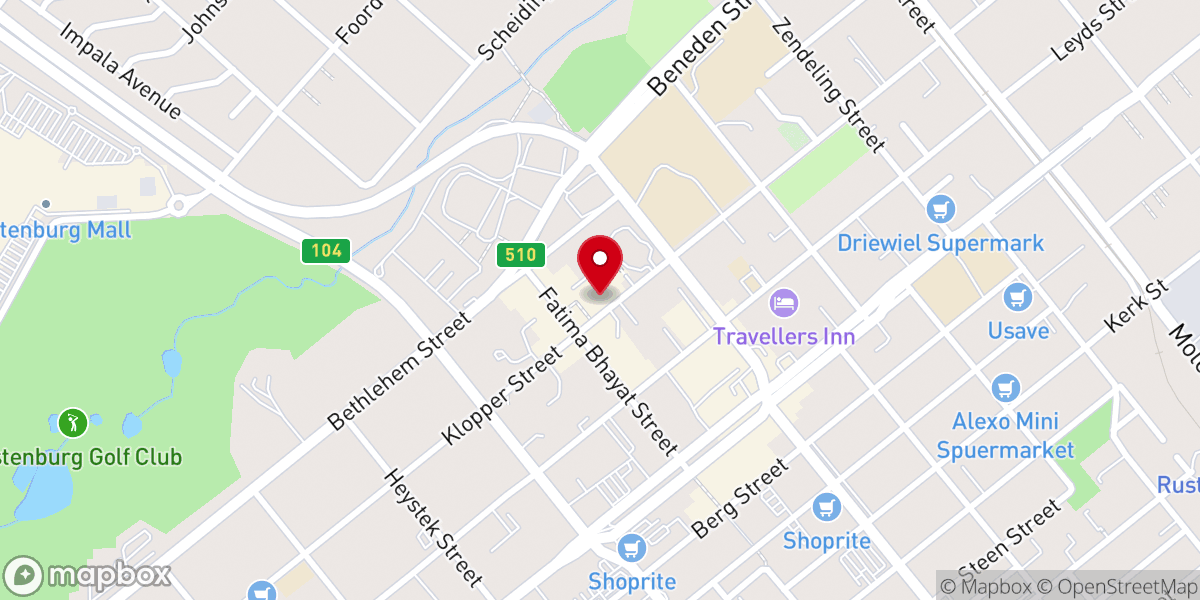 Map showing location of Apostolic Grace Ministry