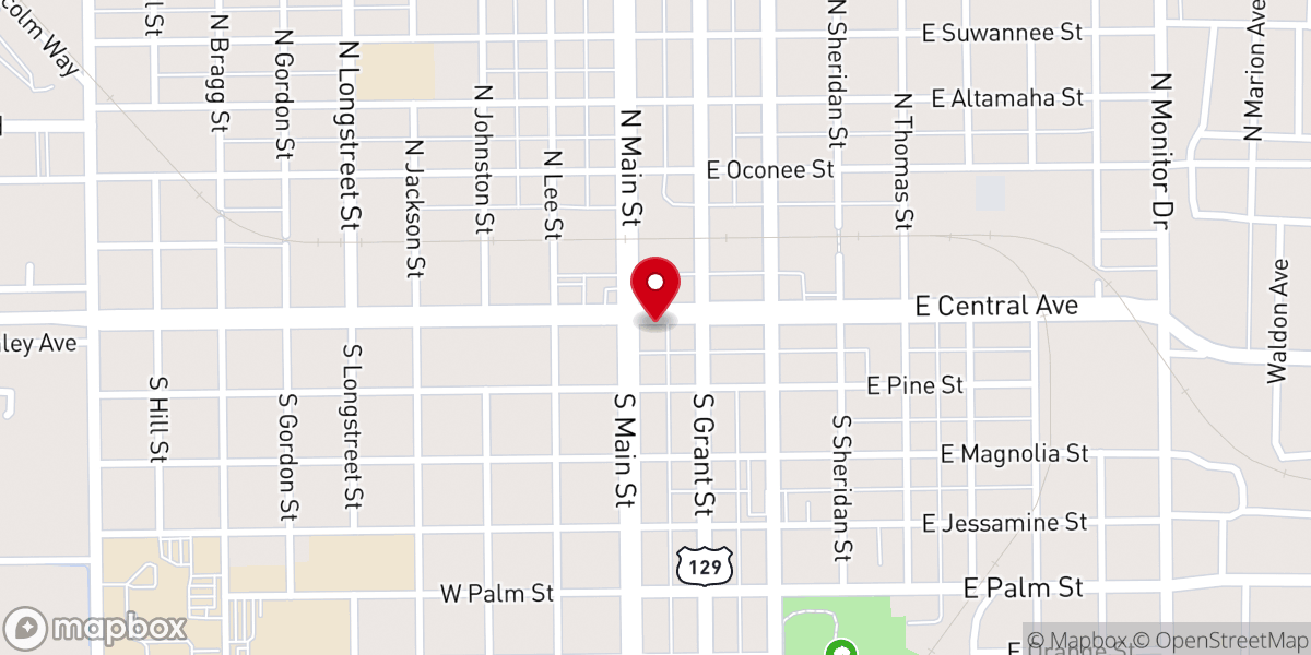 Map showing location of New Beginnings Worship Enterprises Inc