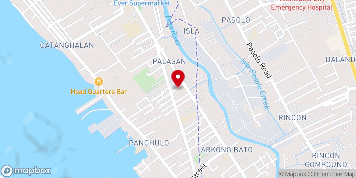 Map showing location of Light of the World Presbyterian Church