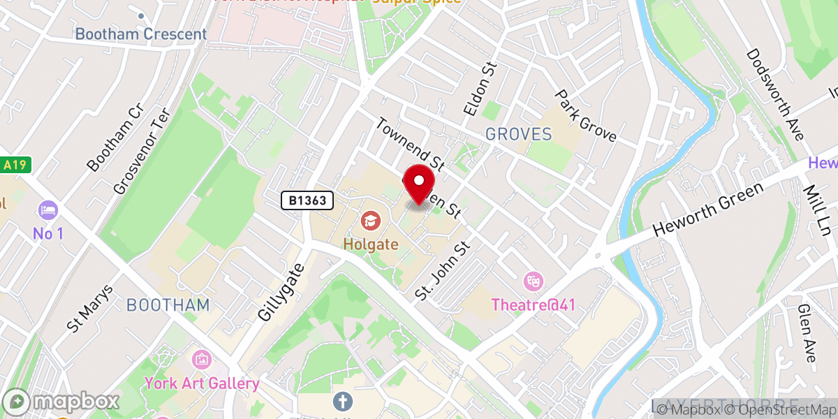 Map showing location of Orthodox Community of St Constantine the Great