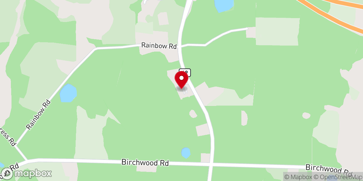 Map showing location of New Beginning Worship Center