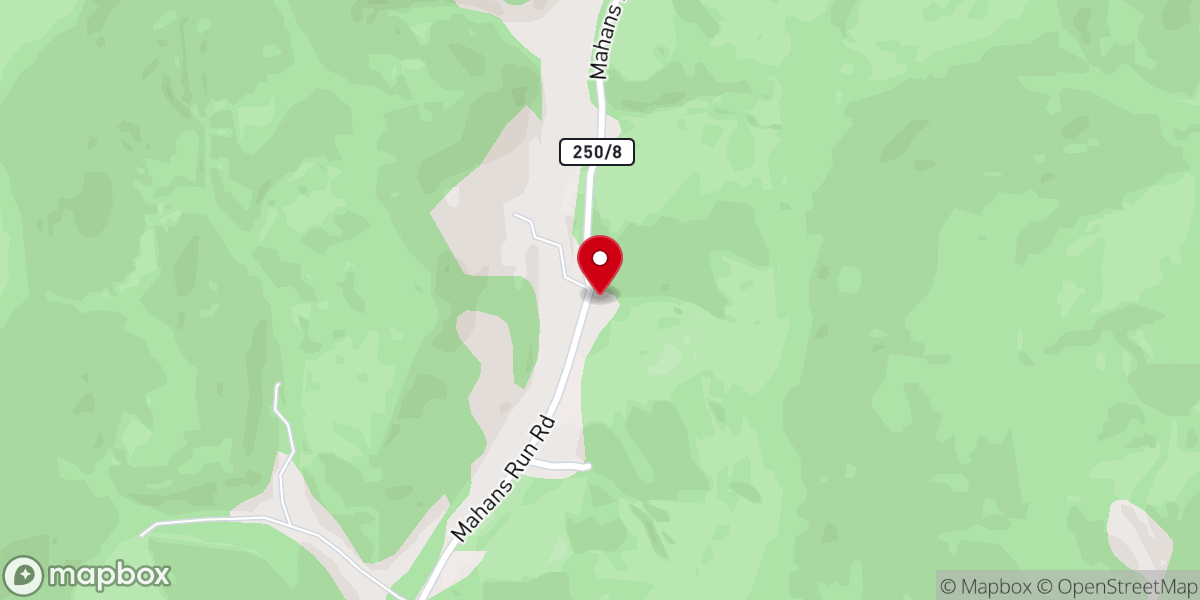 Map showing location of Blackshere United Methodist Church
