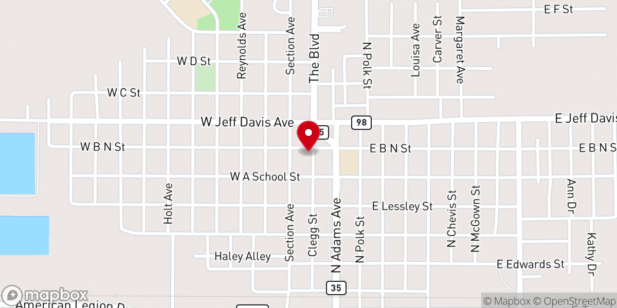 Map showing location of The Sanctuary of Worship