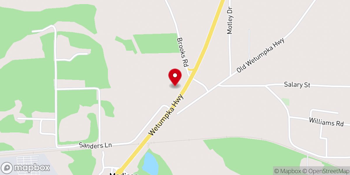 Map showing location of Available Worship