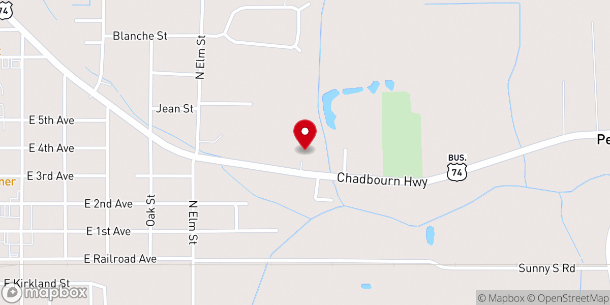 Map showing location of Living Word Church