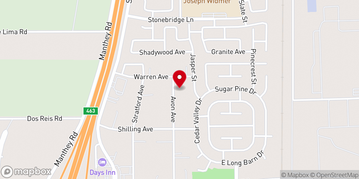 Map showing location of Prayer Valley Family Worship Church