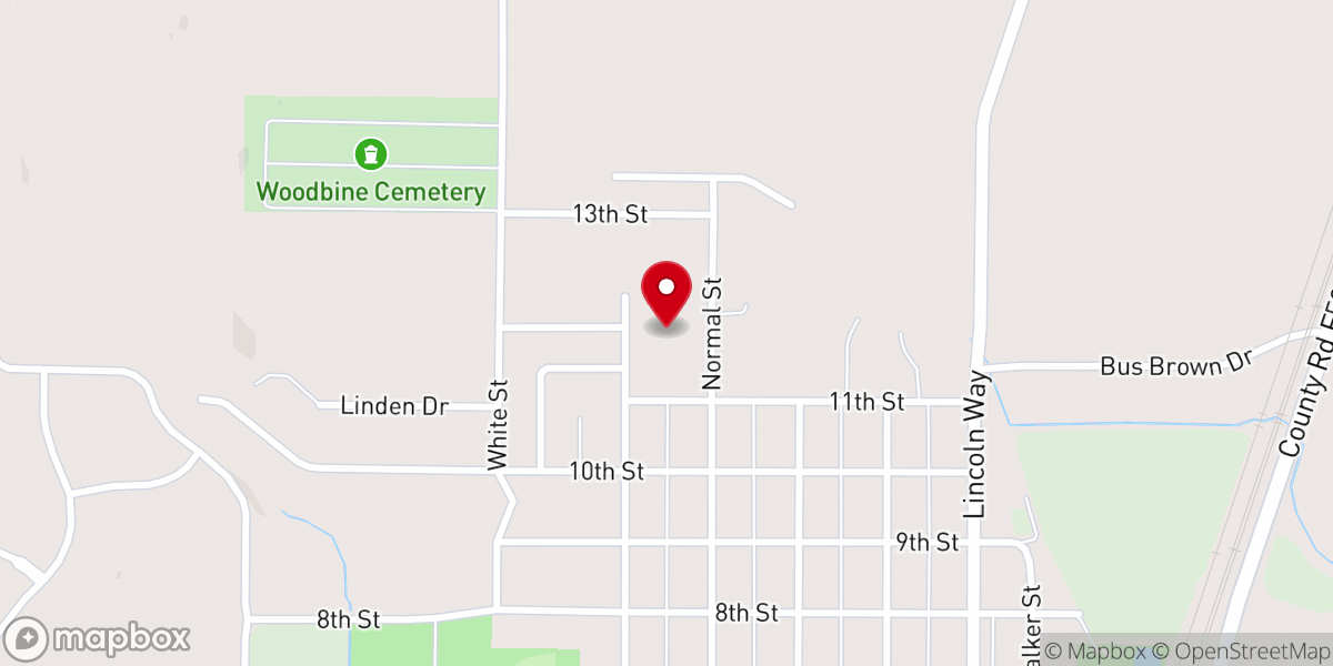 Map showing location of Azria Health Rose Vista