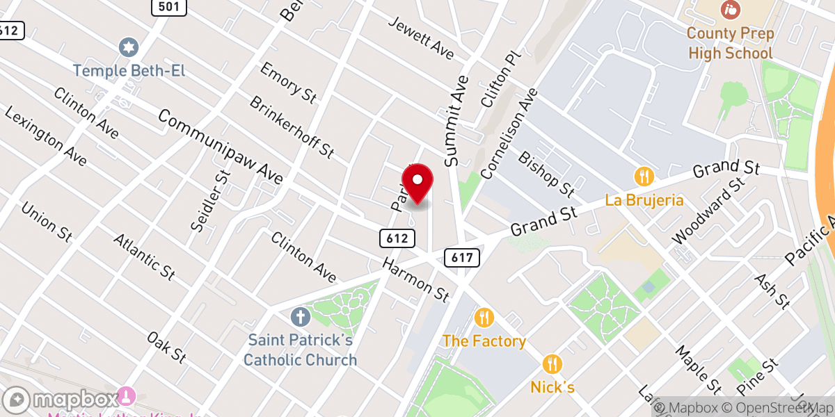 Map showing location of Mt Sinai Full Gospel Church