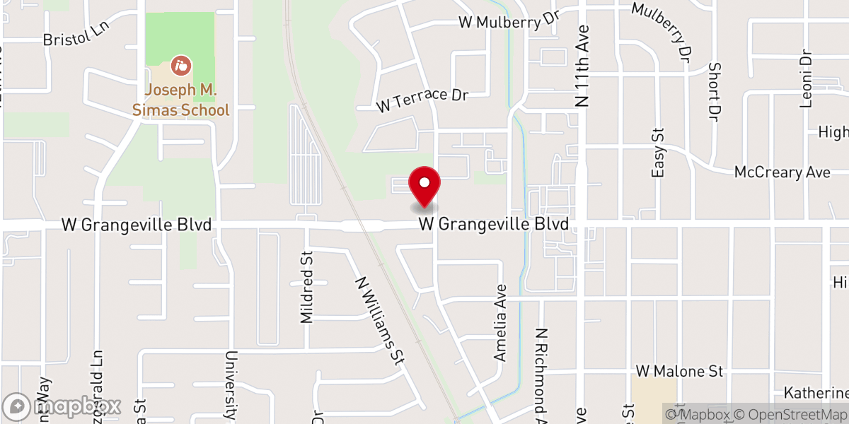Map showing location of New Testament Baptist Church