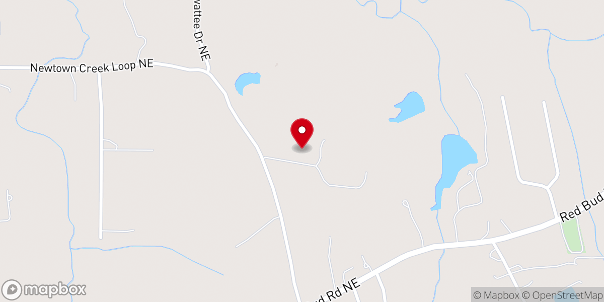 Map showing location of Moss Memorial Baptist Church
