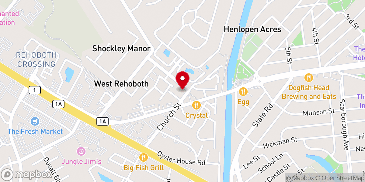 Map showing location of Mt Pleasant Church