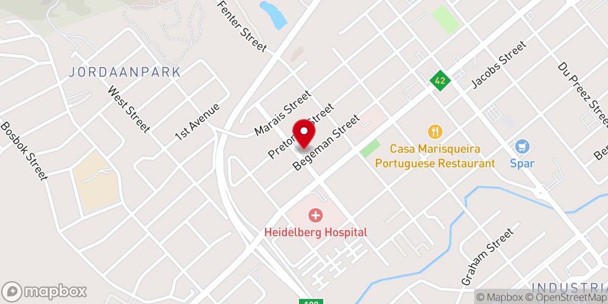 Map showing location of Our Lady of Grace Catholic Church
