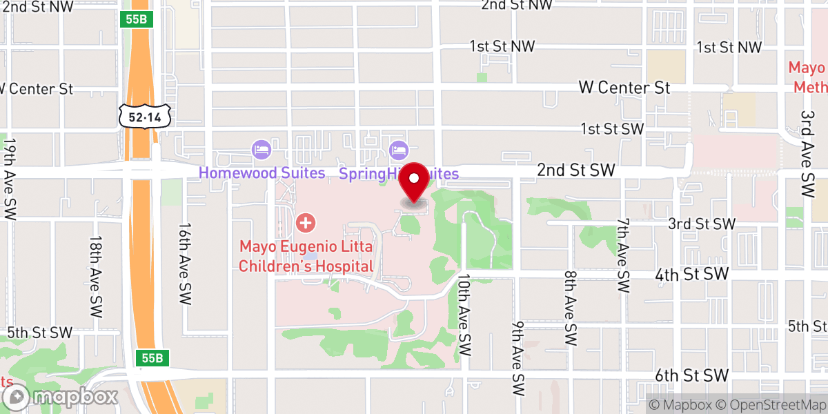 Map showing location of Saint Mary's Chapel