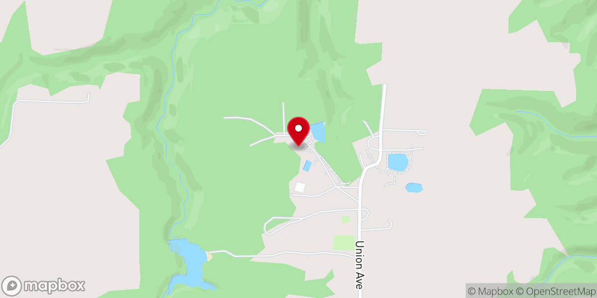 Map showing location of Dave Martin Chapel