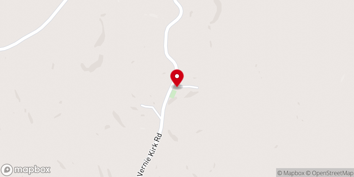 Map showing location of Chapel Hill Baptist Church