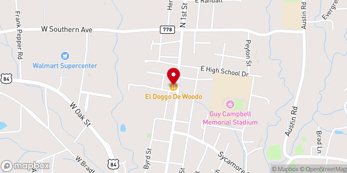 Map showing location of La Salle Baptist Ministry Center