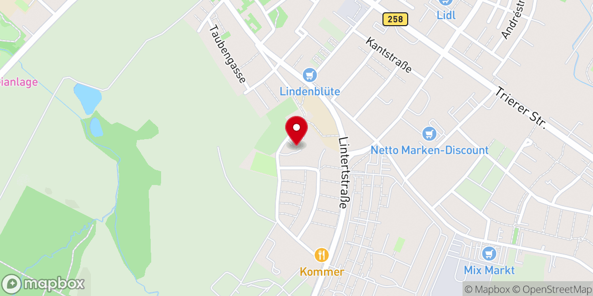 Map showing location of Pfarrheim St.Katharina Aachen Forst