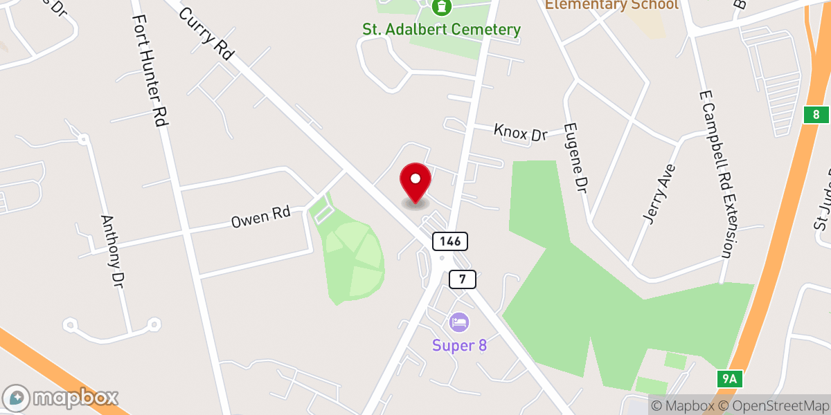 Map showing location of Abounding Grace Christian Church