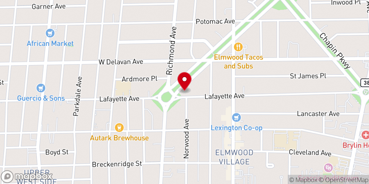 Map showing location of Saint John's Grace Episcopal Church