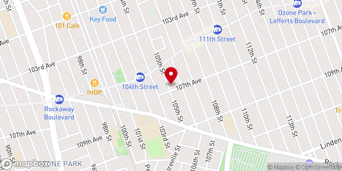 Map showing location of James St Lutheran Church