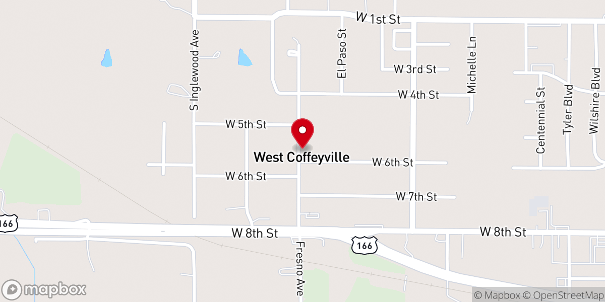 Map showing location of Open Door Independent Baptist Church
