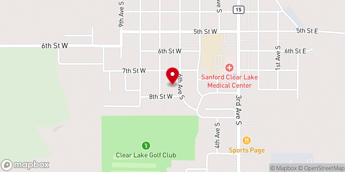 Map showing location of St Paul's Lutheran Church