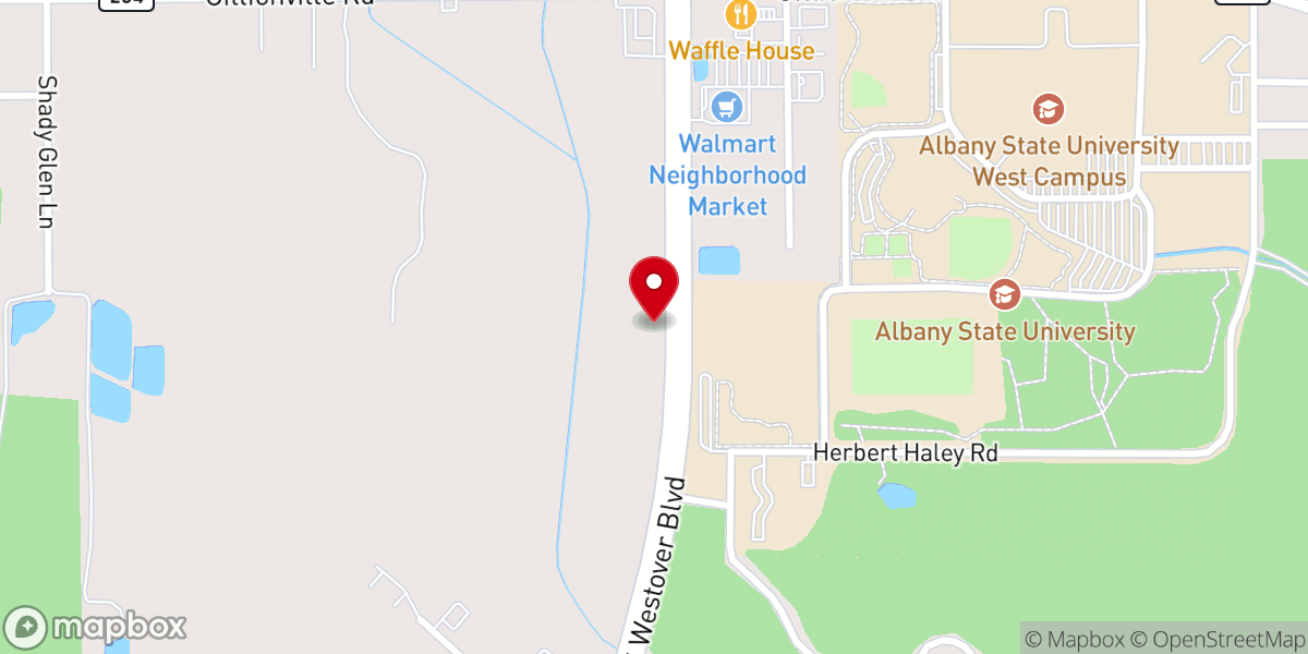 Map showing location of Greater Grace Church of God